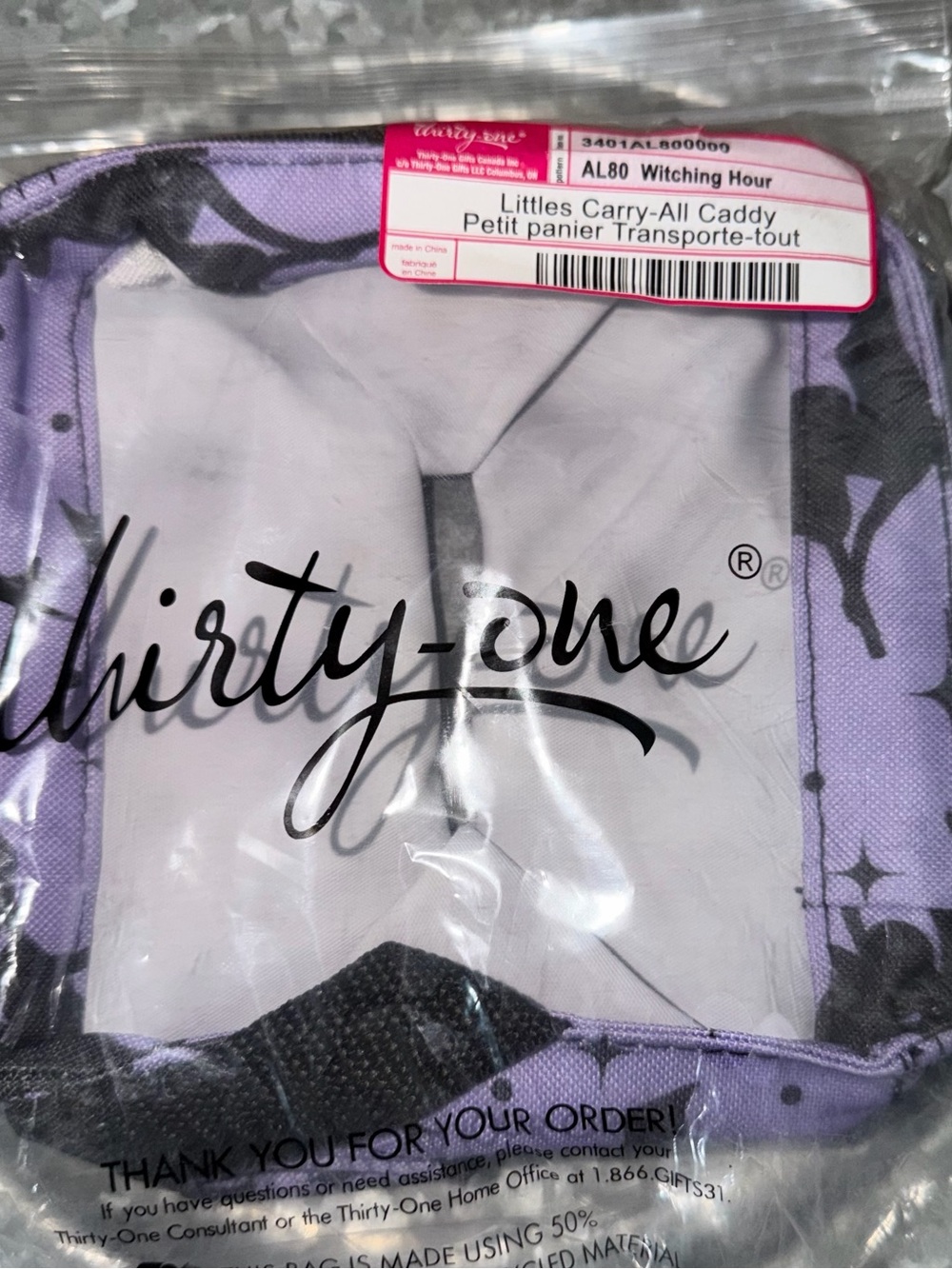 thirty-one Littles Carry All Caddy in Witching Hour Pattern - Picture 4 of 4